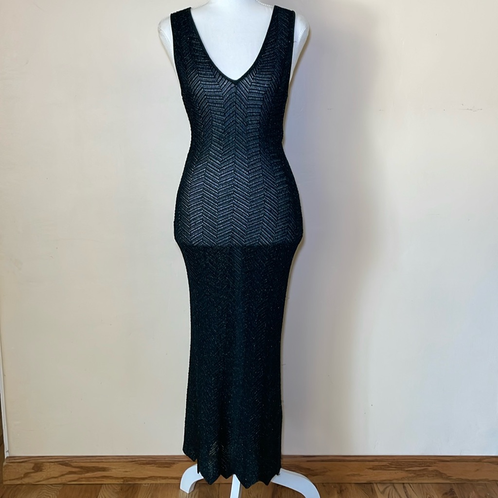 Karen Millen Crochet Sleeveless Maxi Dress